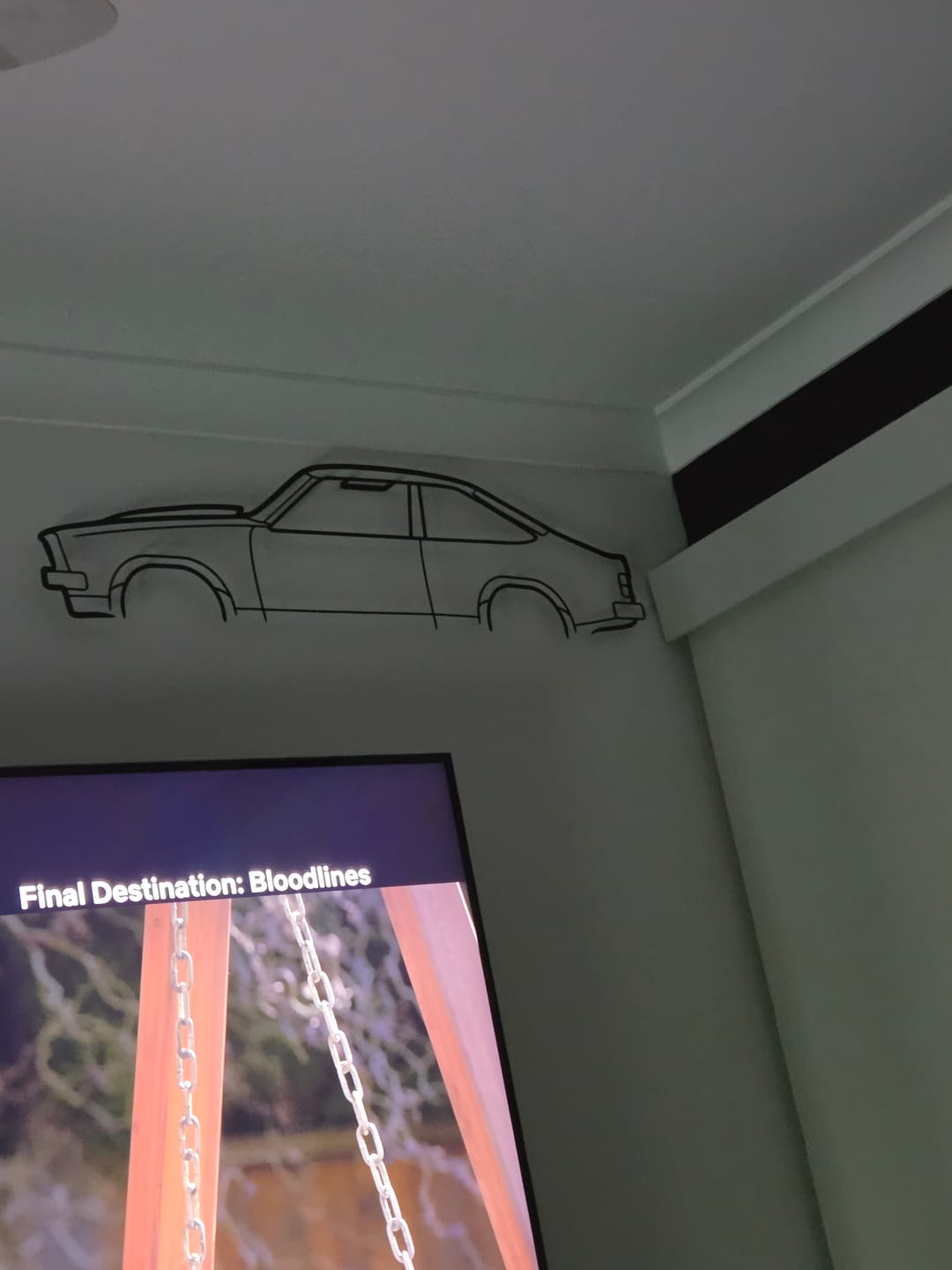 Customer photo review of Holden Torana LX 2 Door w bonnet scoop Metal Wall Art Silhouette