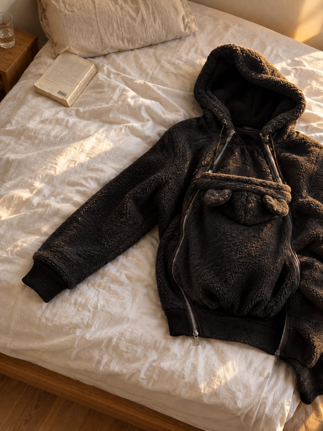 Customer photo review of Sudadera canguro para bebés