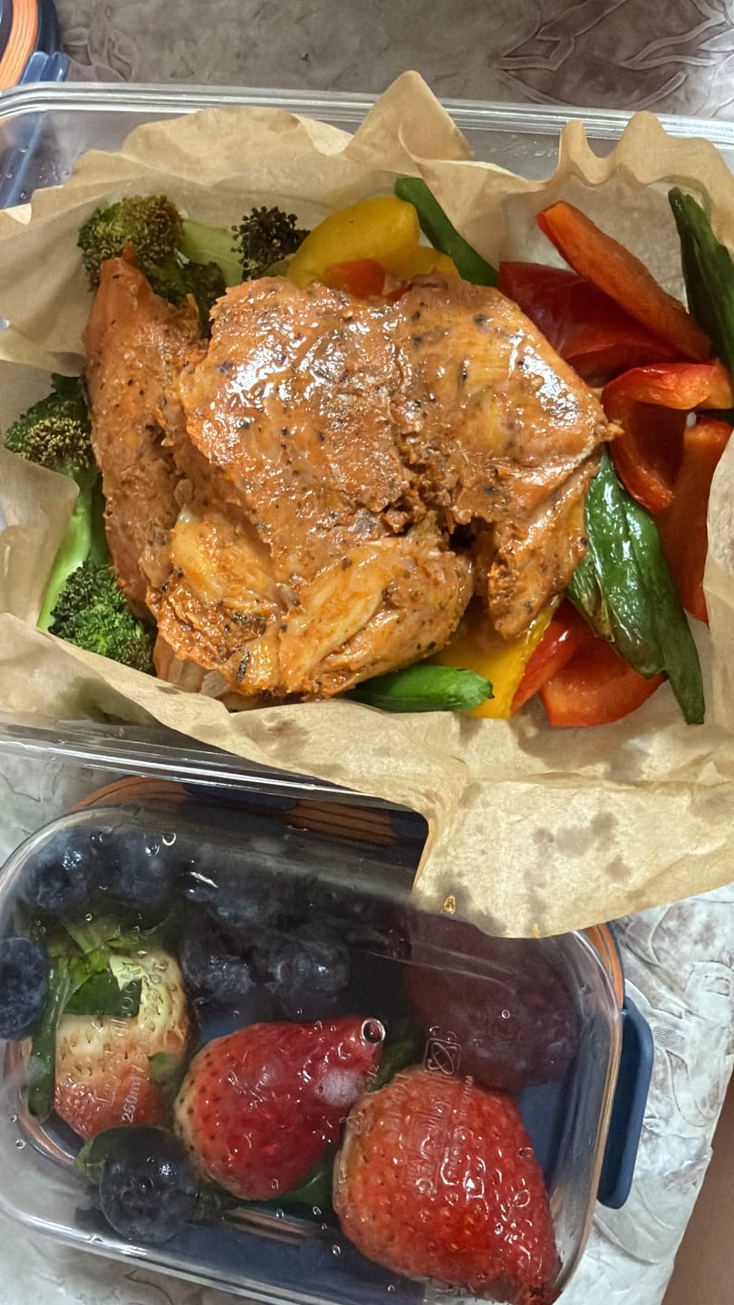 Customer photo review of 68° Chicken Singapore Delights - Hickory BBQ