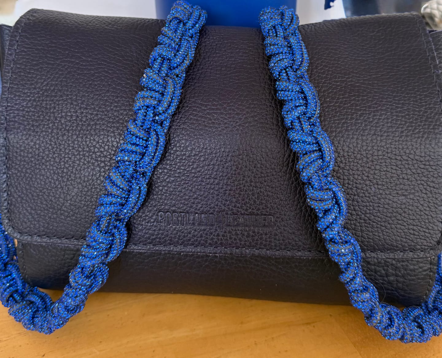 Customer photo review of PETITE CROWN STRAP - Cobalt Blue