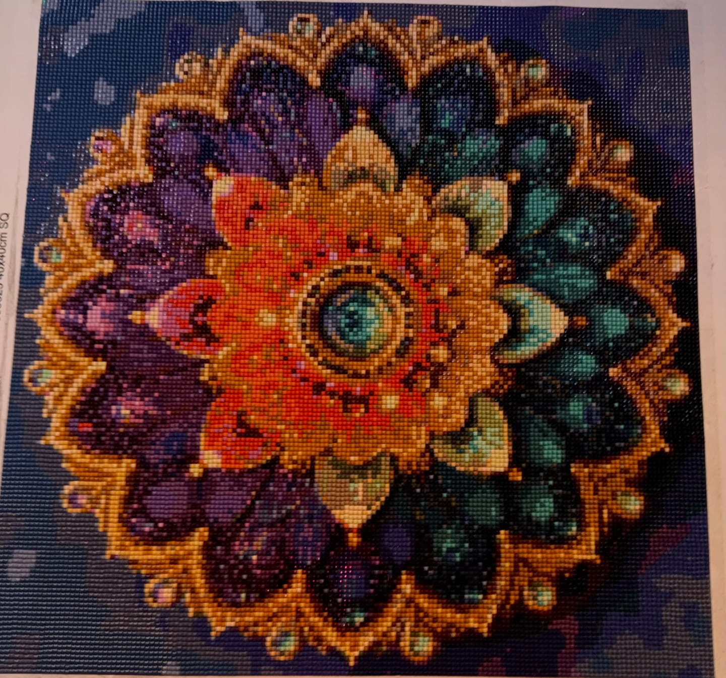 Customer photo review of Worlds Best Customized Diamond Painting Kit