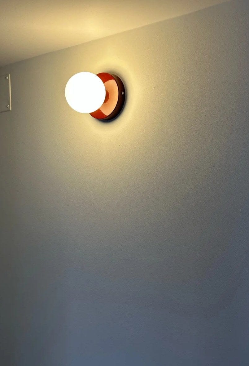 Customer photo review of NeroLight | Wandlampe Innen mit Glasschirm