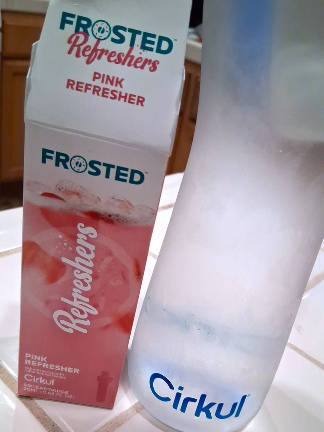 Customer photo review of Frosted Pink Refresher