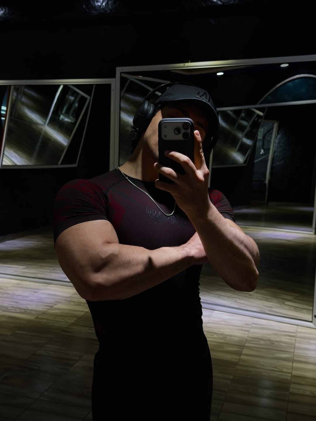 Customer photo review of Doom Tech™ Armored shortsleeve Compression [NIGHTMARE]