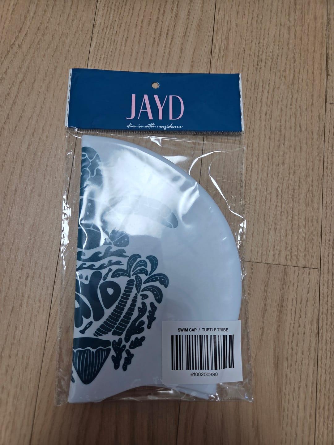 Customer photo review of JAYD Swim Cap - Turtle Tribe