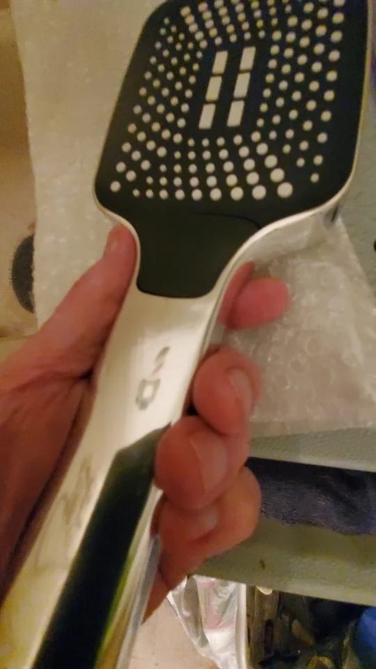 Customer photo review of Adjustable High-Pressure Shower Head