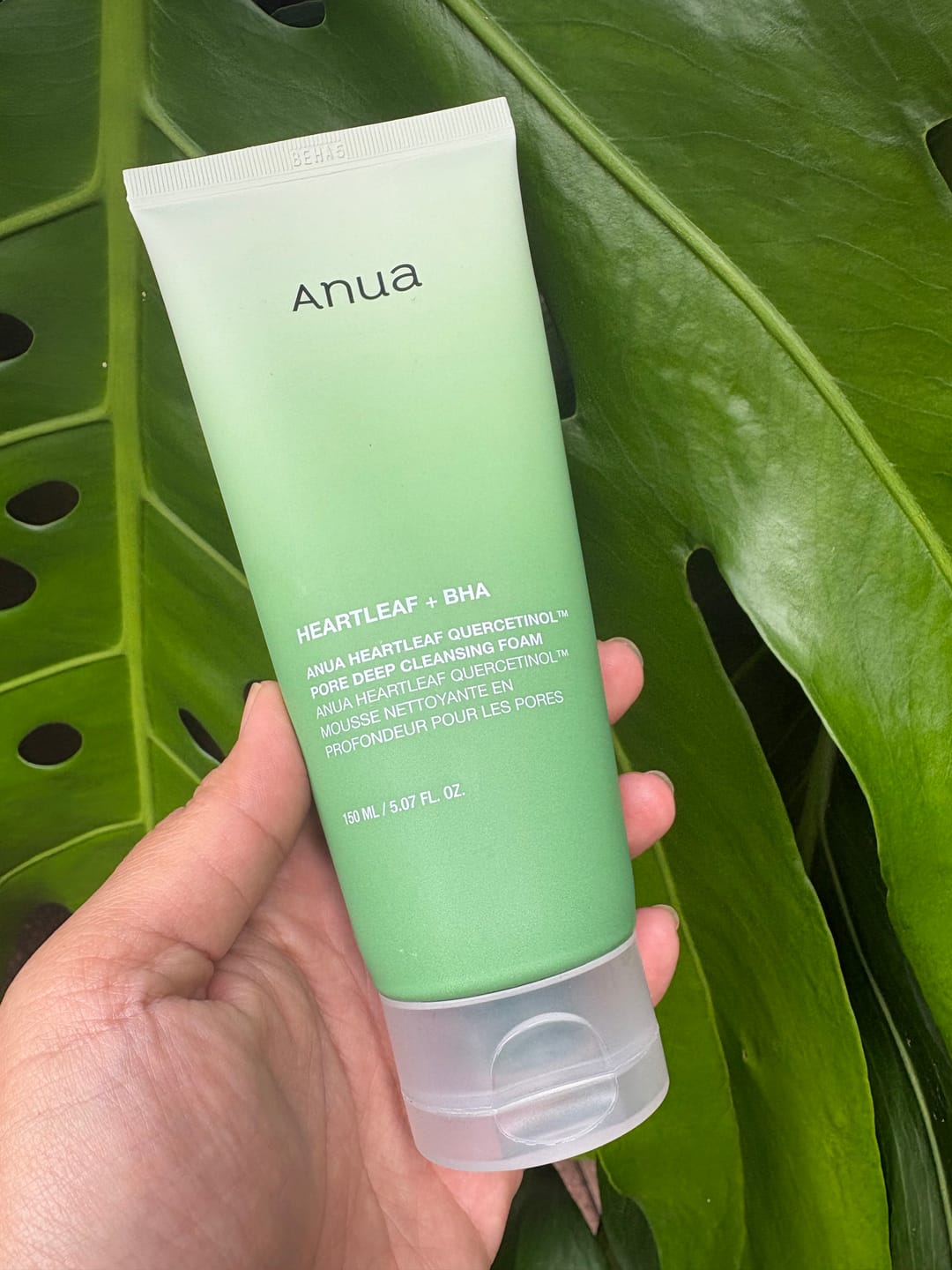 Customer photo review of Anua - Nettoyant - Heartleaf Quercetinol Pore Deep Cleansing Foam