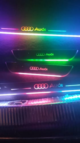 Customer photo review of Set 2 pezzi soglie portiera LED