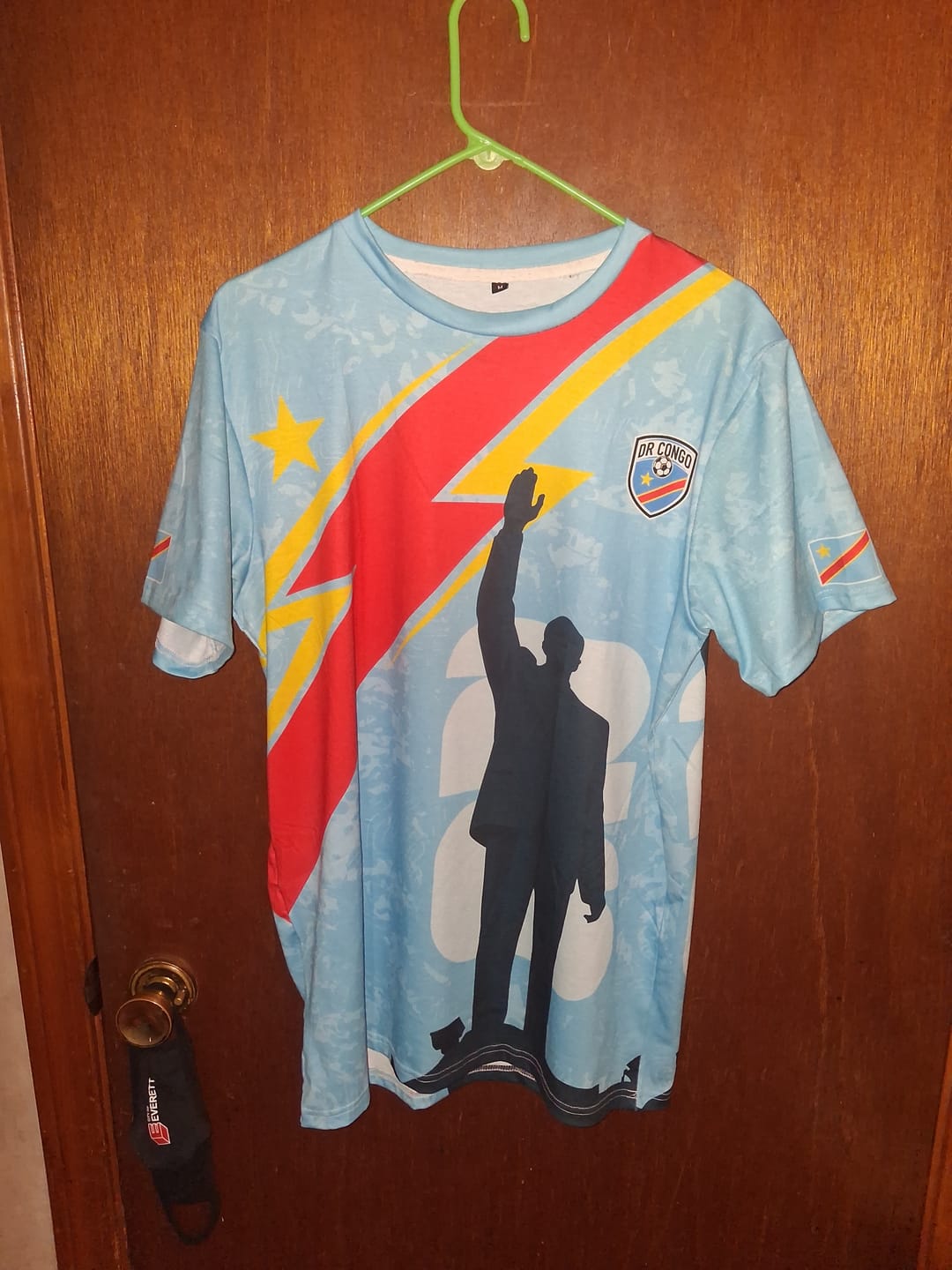Customer photo review of DR Congo WC2026 Custom T shirt Lumumba Eva Inspired LT7