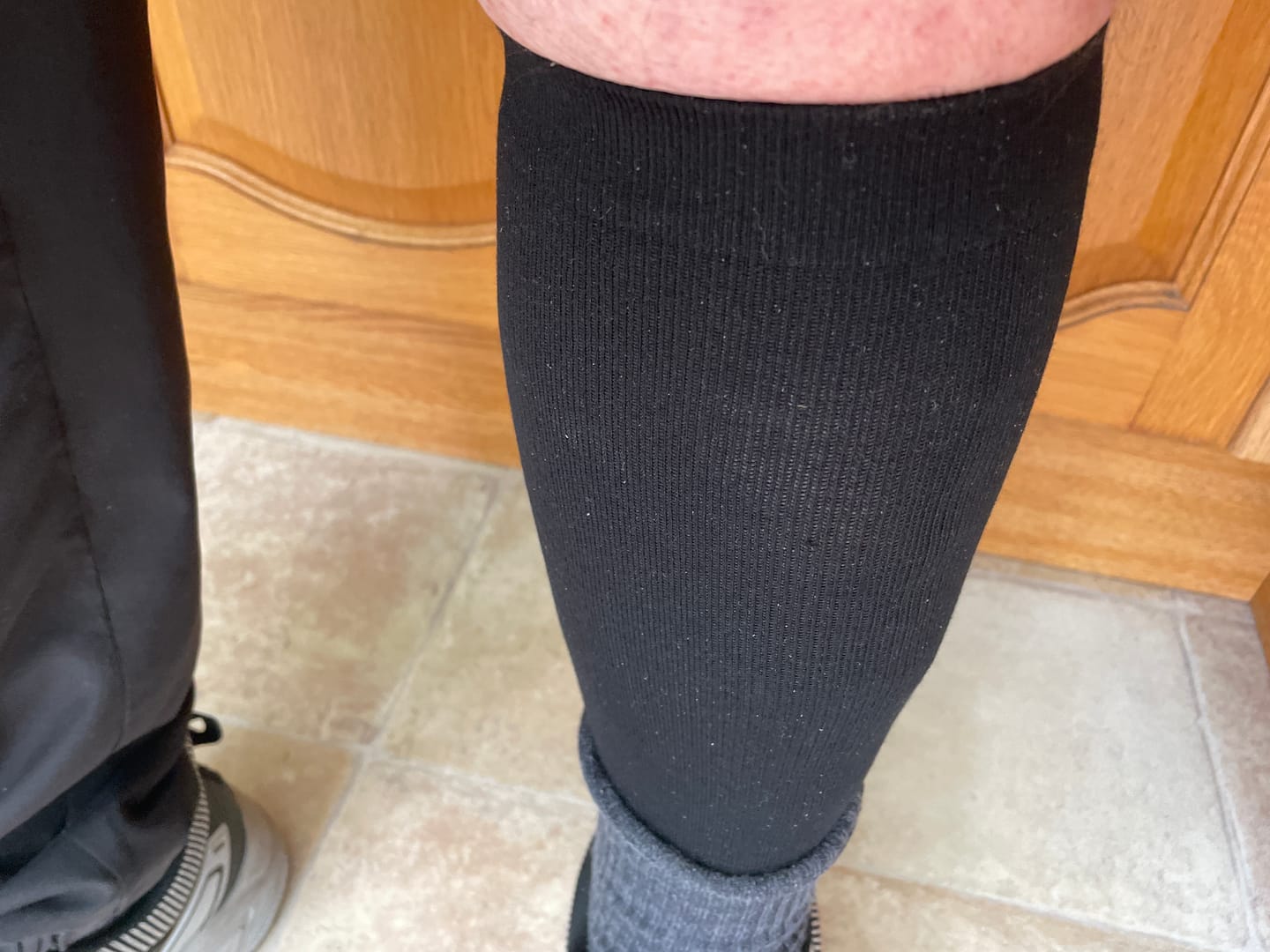 Customer photo review of EverSock™ Bamboo Open Toe Compression Socks