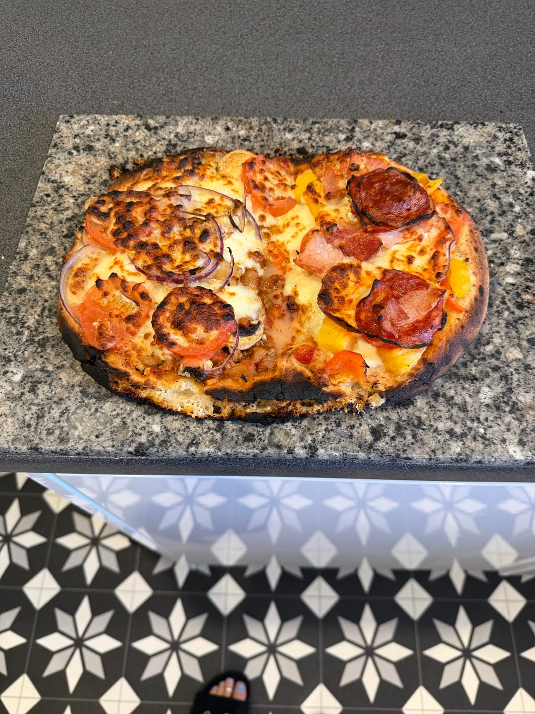 Customer photo review of Sourdough Pizza Bases
