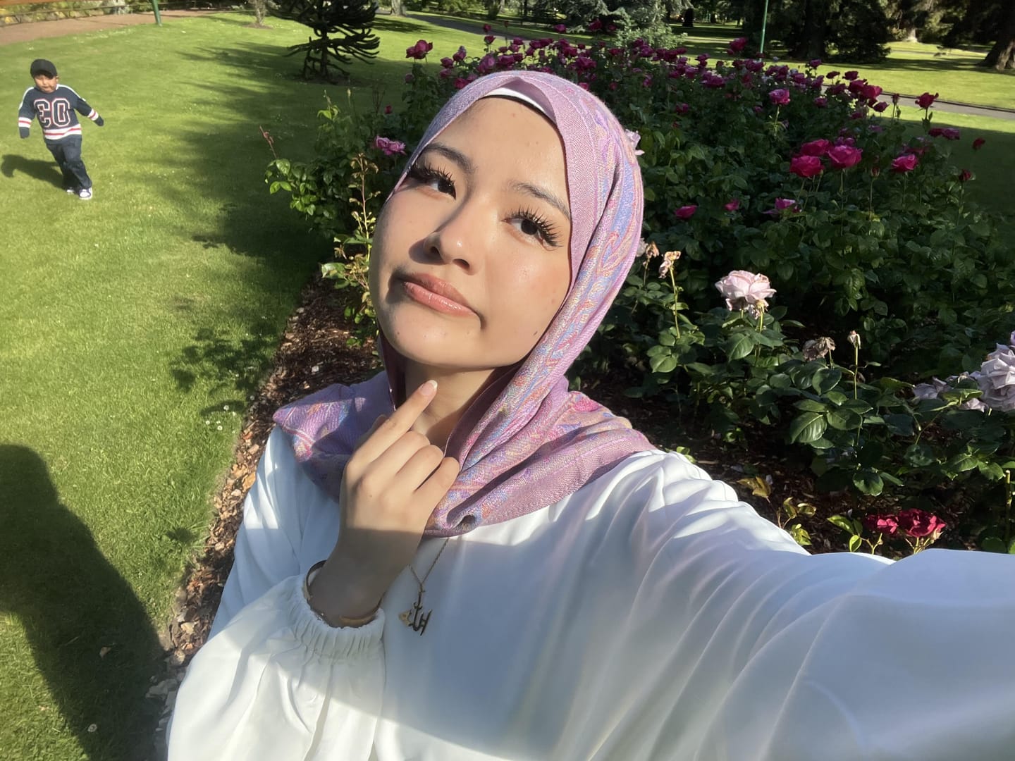 Customer photo review of Pashmina Hijab - Delight