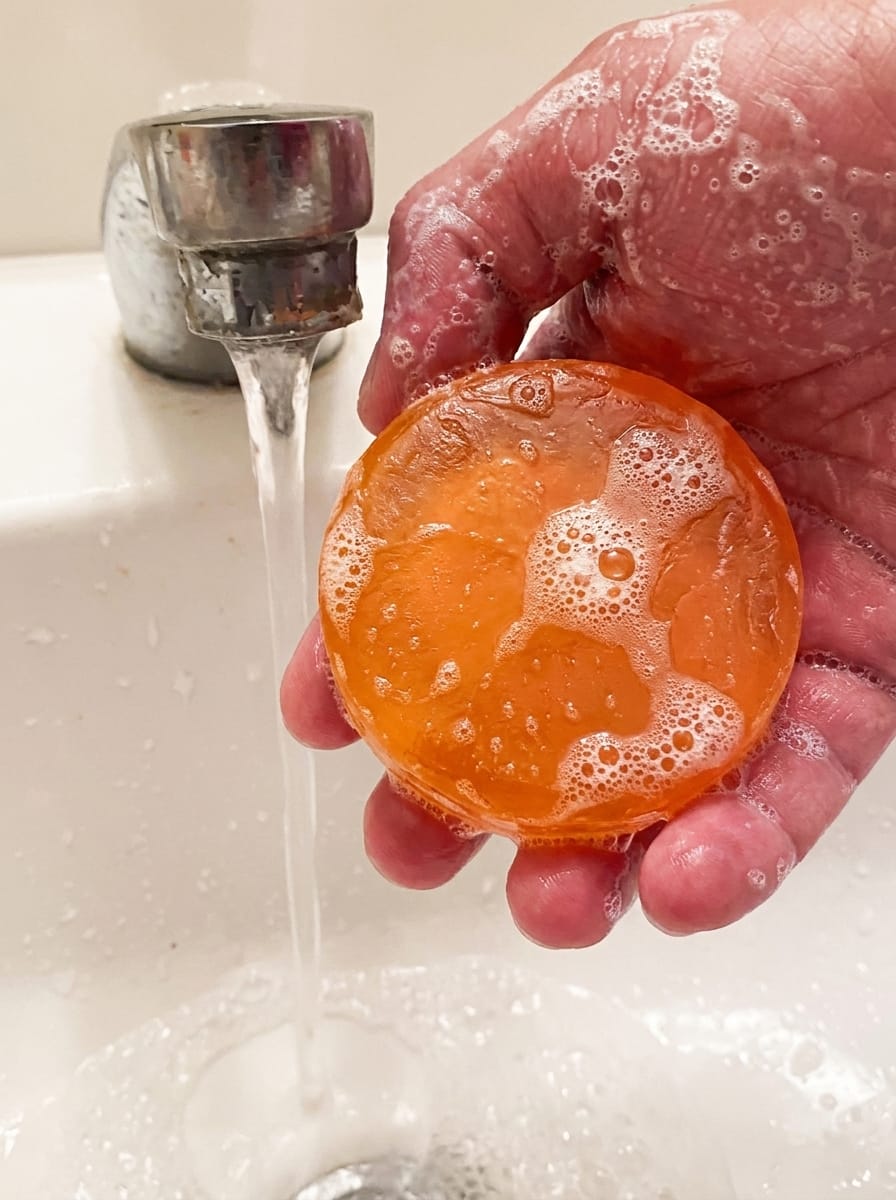 Customer photo review of Nonenal Cleaning Deodorant Persimmon Soap