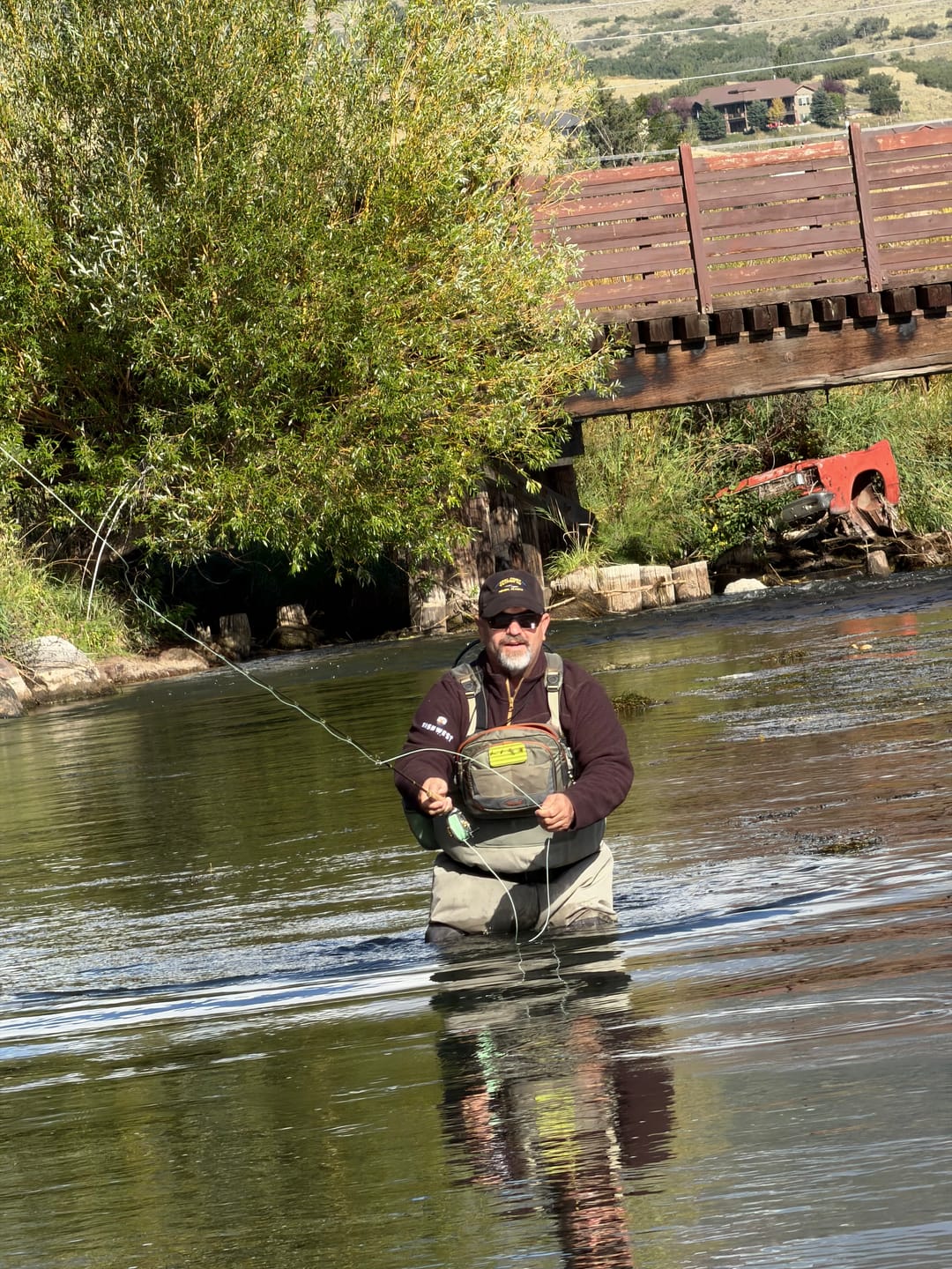Customer photo review of Fishpond Cross Current Chest Pack