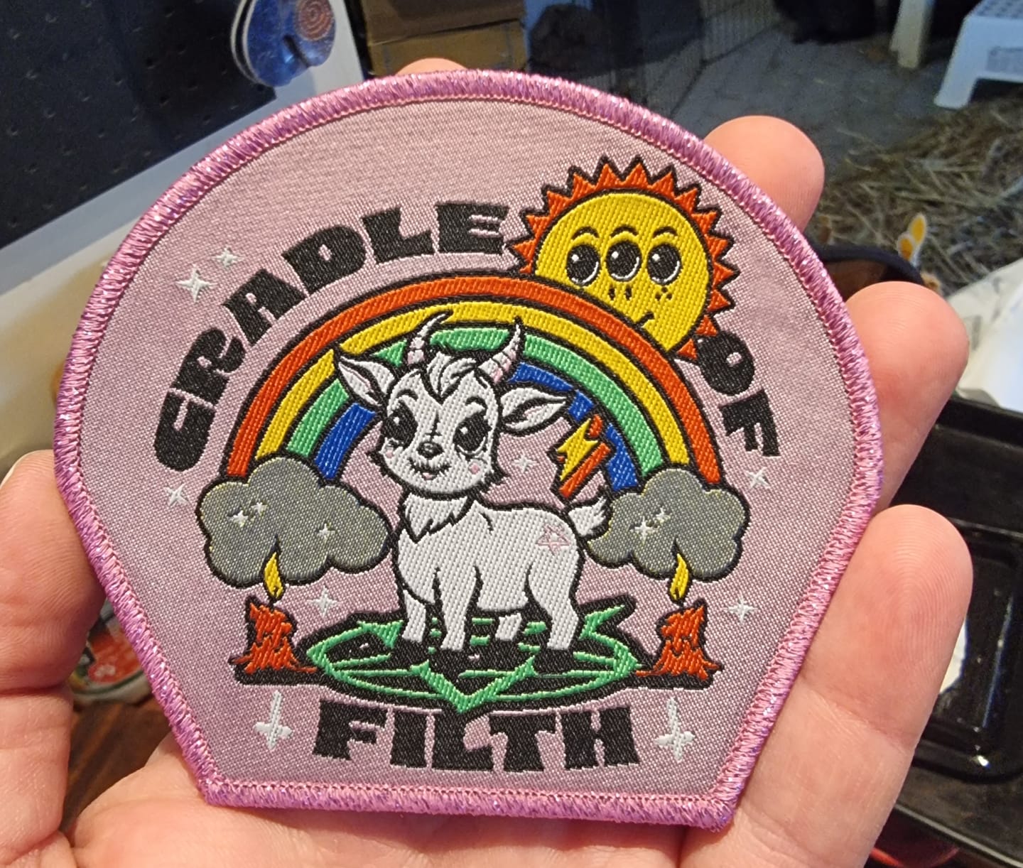 Customer photo review of Cradle Of Filth - Goat - Patch