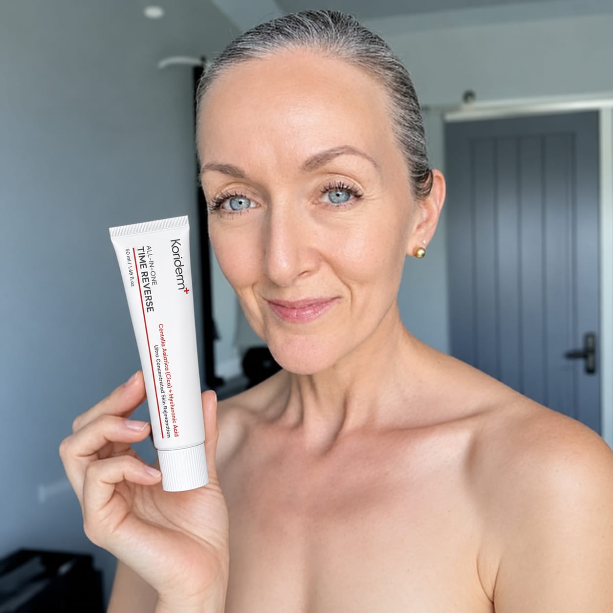 Customer photo review of Koriderm+™ Crema Antiedad Rejuvenecedora