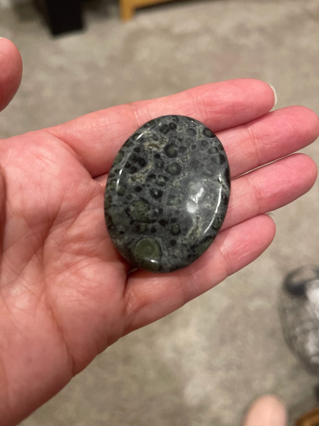 Customer photo review of Crystal Worry Stone