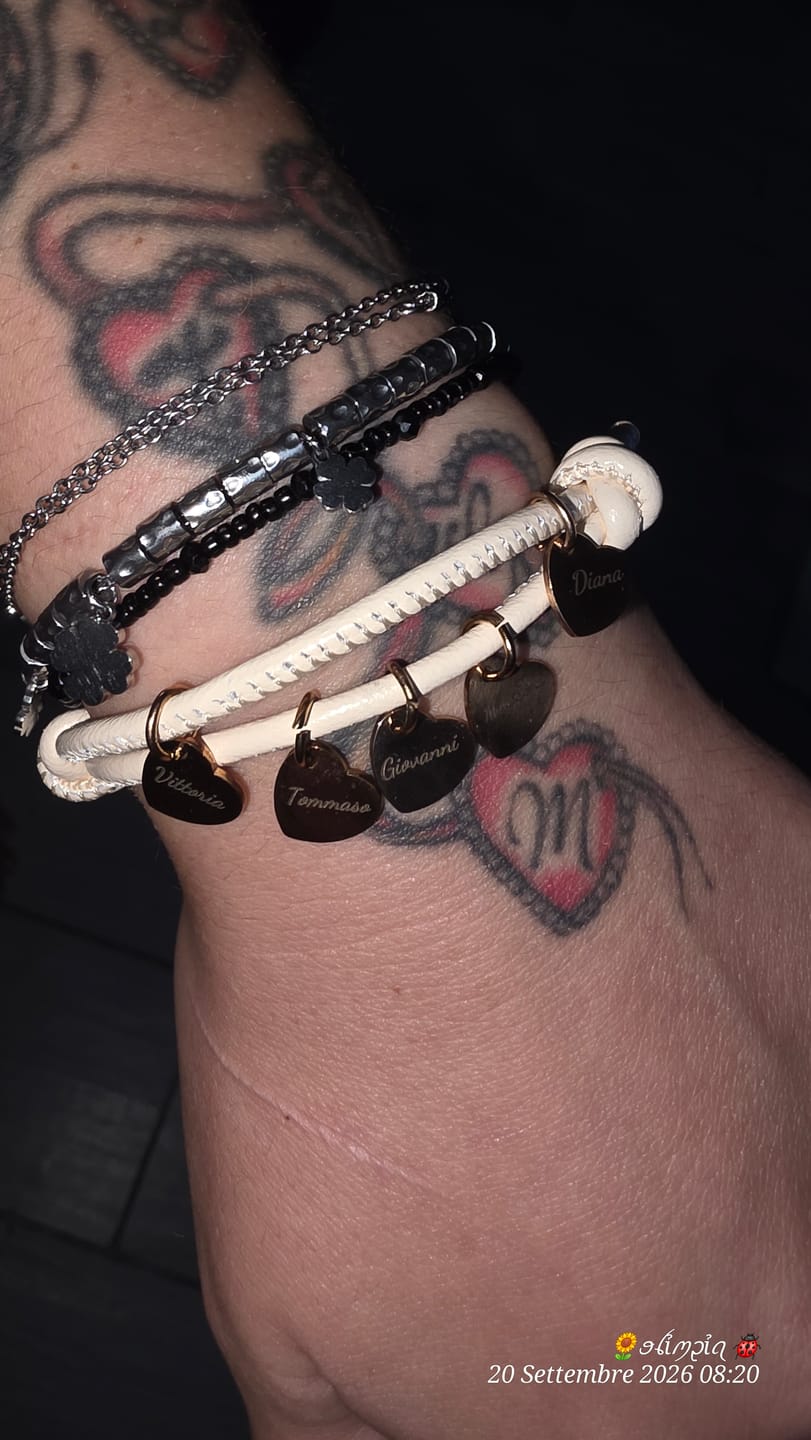 Customer photo review of Amici - Cinturino in pelle per amici