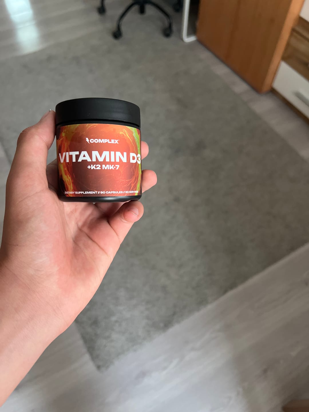 Customer photo review of Vitamin D3+K2 MK-7
