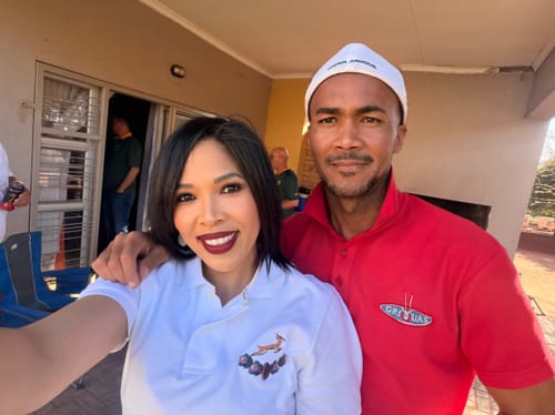 Customer photo review of Springboks Vintage SB EMB 2 B SS Polo - White