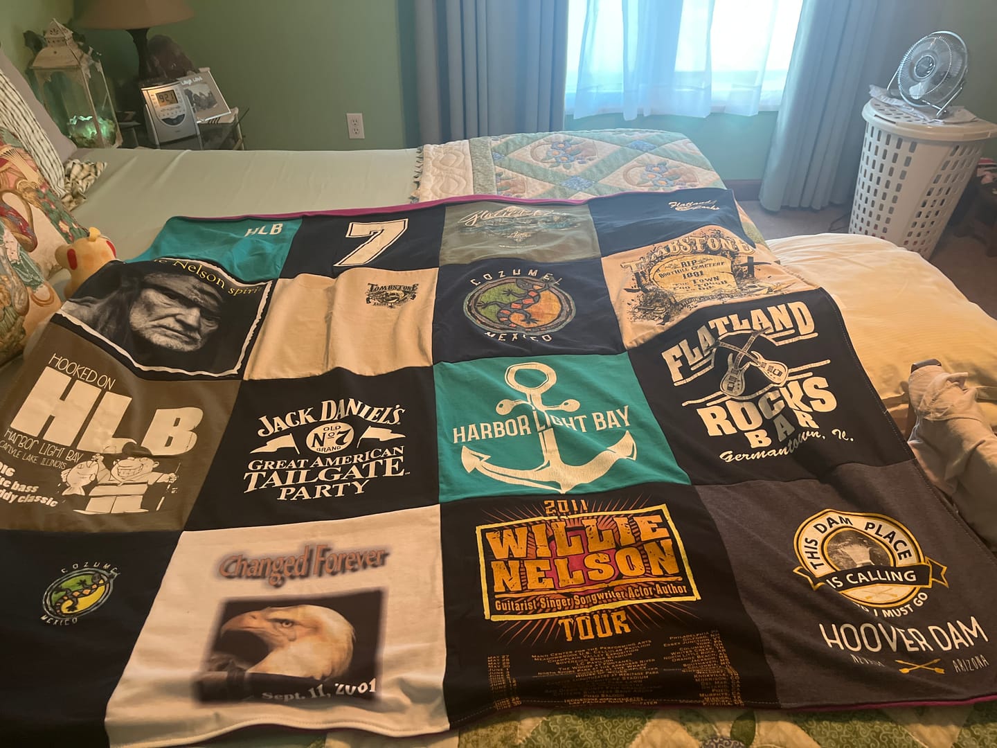 Customer photo review of Project Repat T-Shirt Quilt