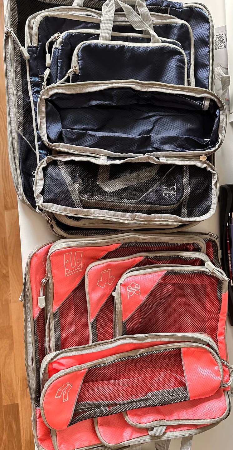 Customer photo review of Packfreunde | Koffer Organizer mit Kompression