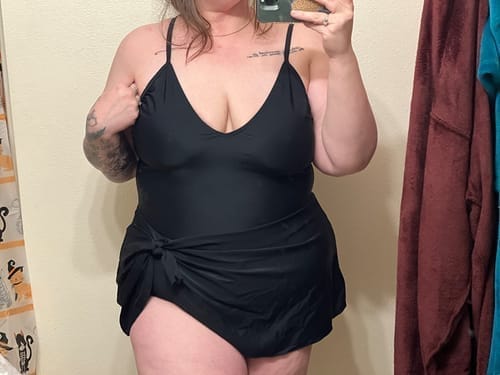 Customer photo review of Emoswim - Damen Bauchweg Slim Fit Badeanzug
