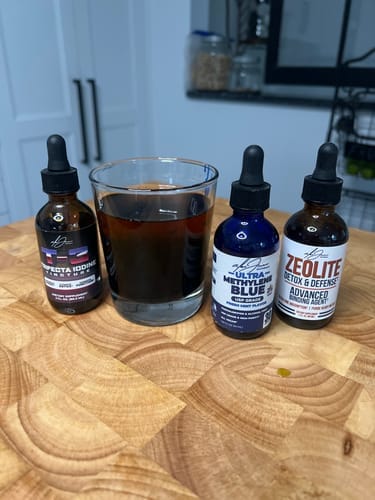 Customer photo review of Ultimate Morning Protocol - Methylene Blue + Colostrum