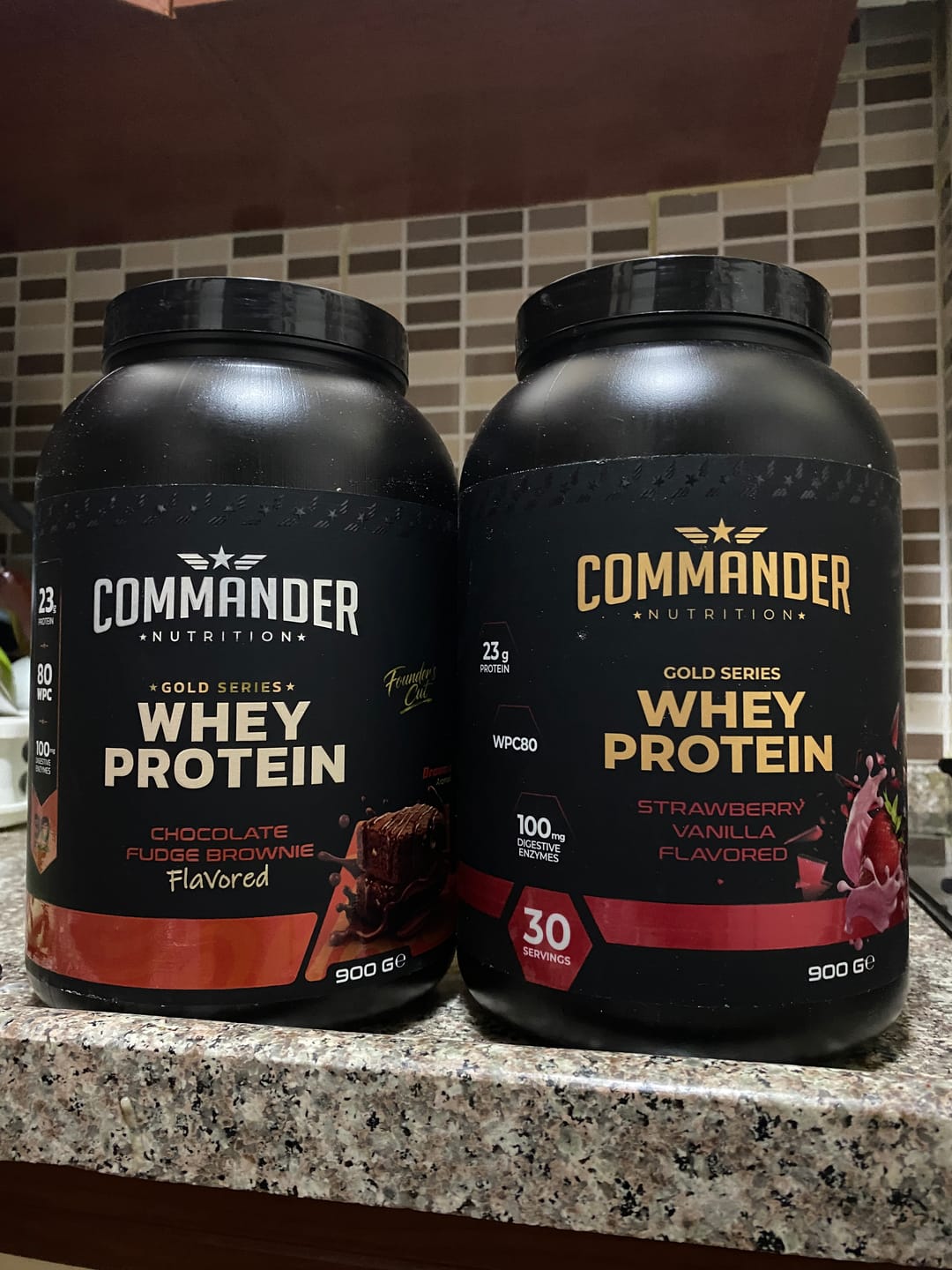 Customer photo review of Gold Whey Protein 900g (30 Servis)