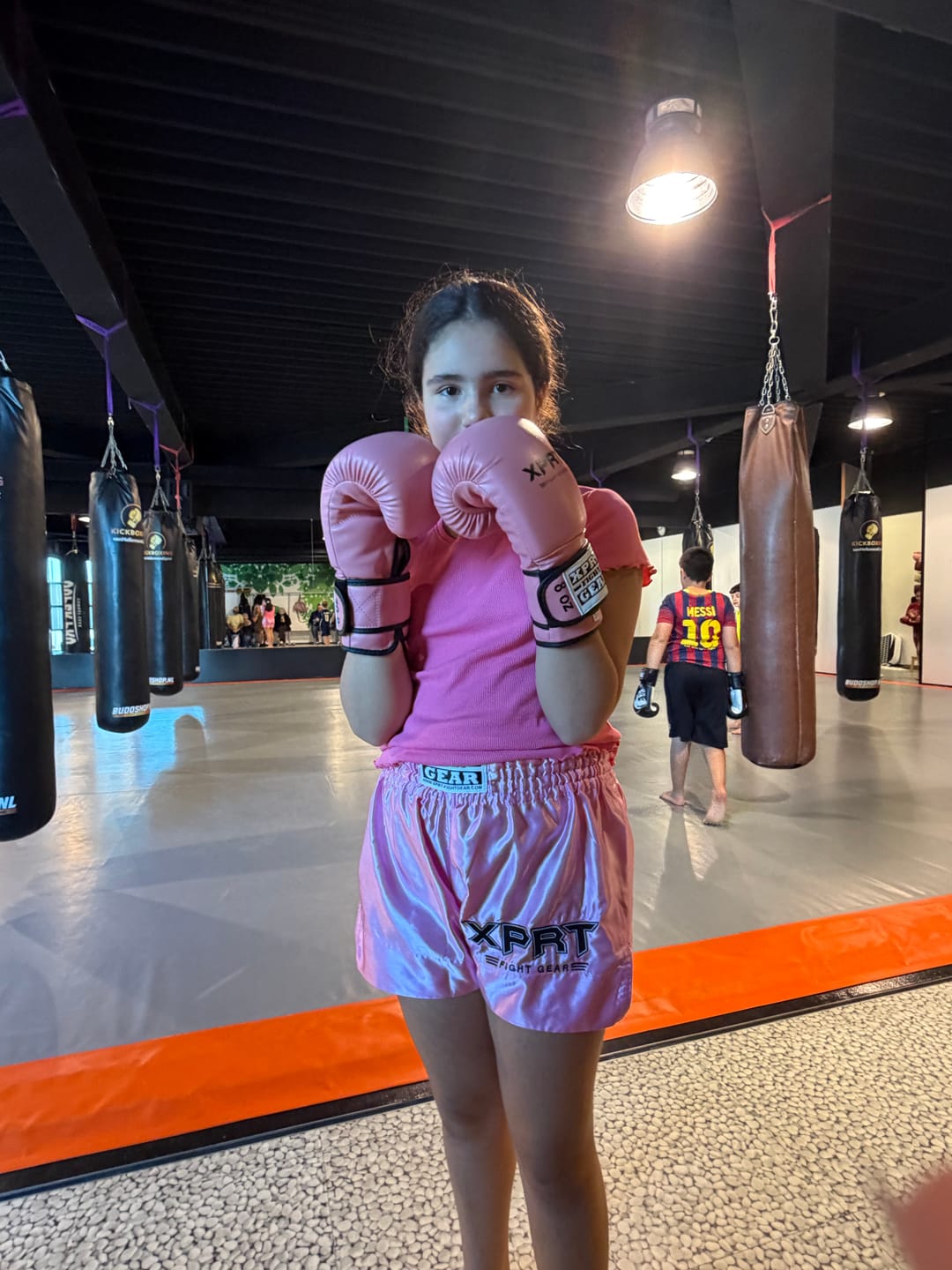 Customer photo review of Kickboksbroekje XPRT Basic Roze