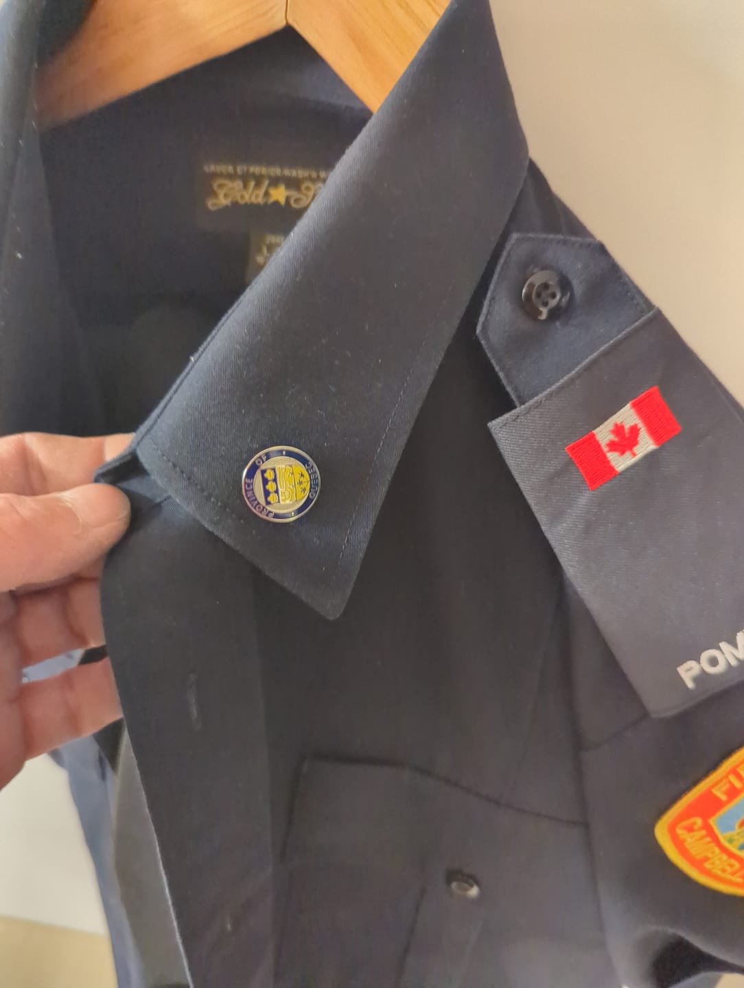 Customer photo review of Province of Quebec Pin - LC25QU
