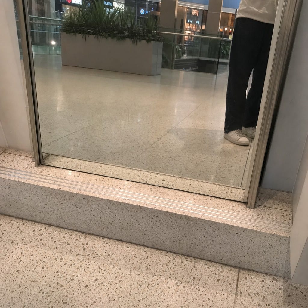 Customer photo review of Aluminium Flat Plate Stair Tread Insert Cut to Any Size