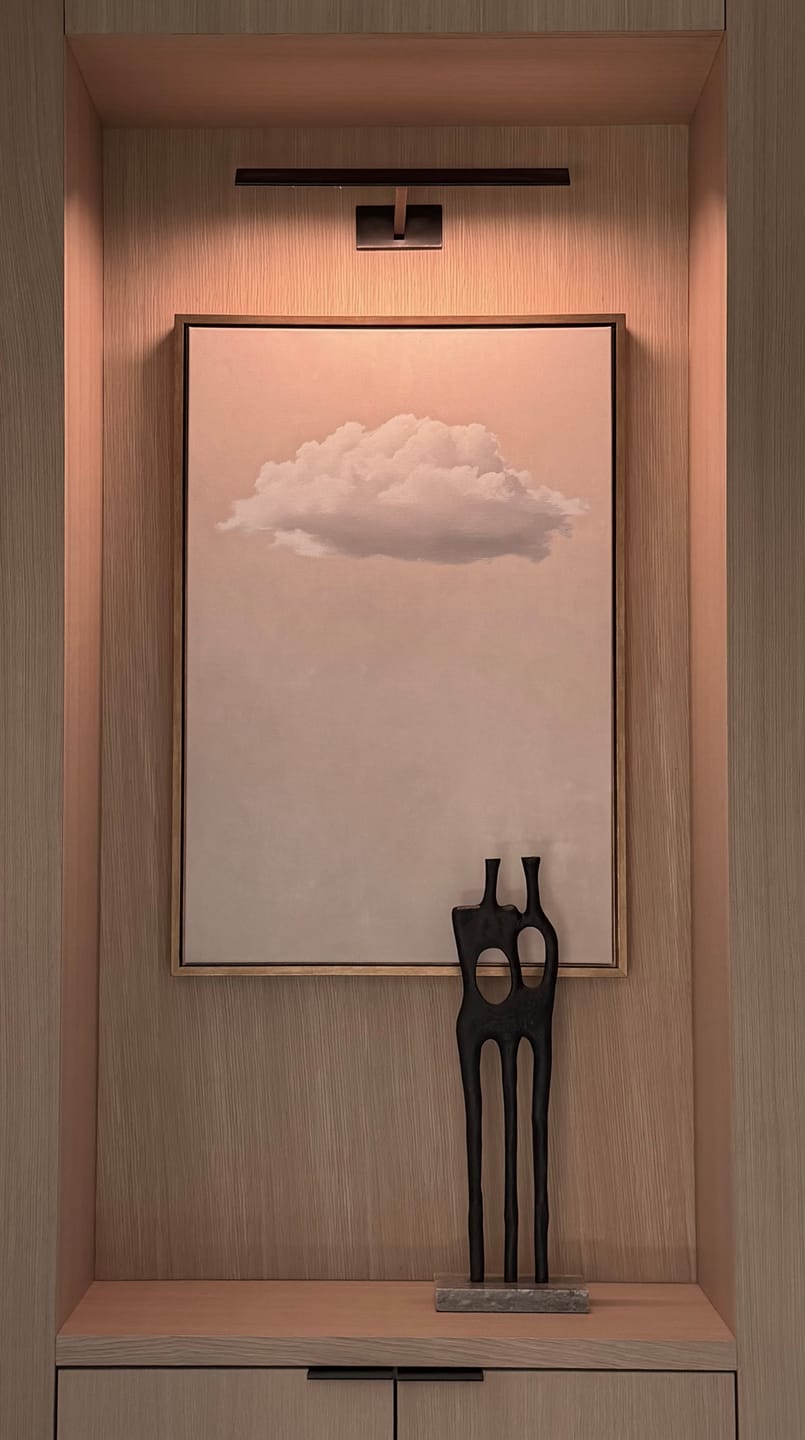 Customer photo review of Soft Cloud No1 Print