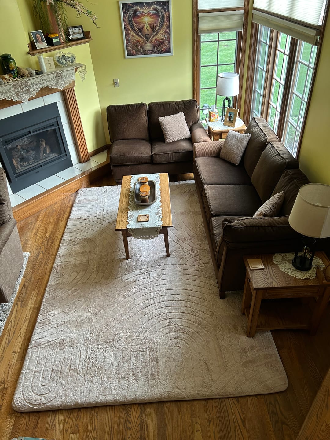 Customer photo review of Designer Relax Mat - 1.4" Thick Foam Base