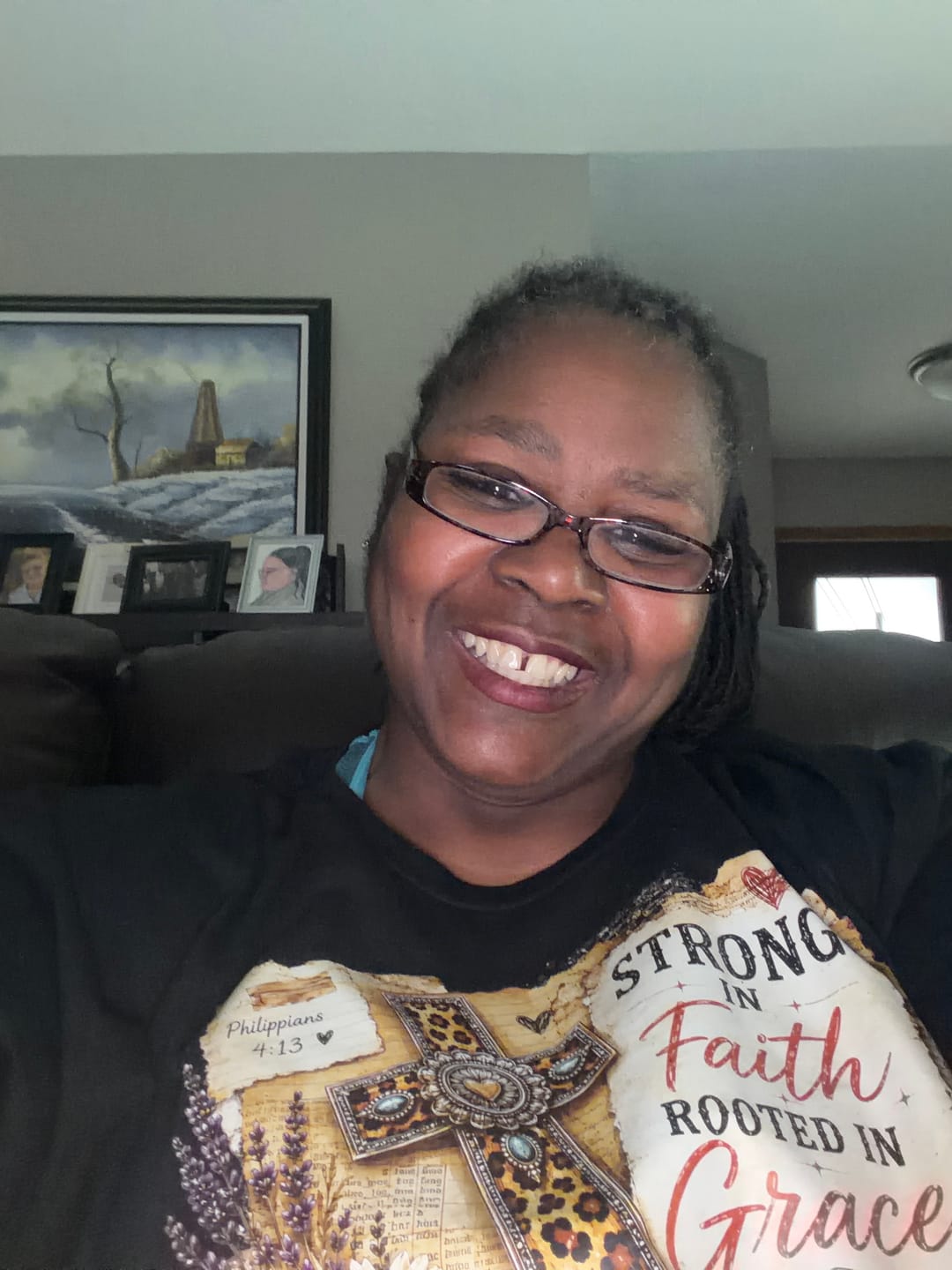 Customer photo review of Strong In Faith