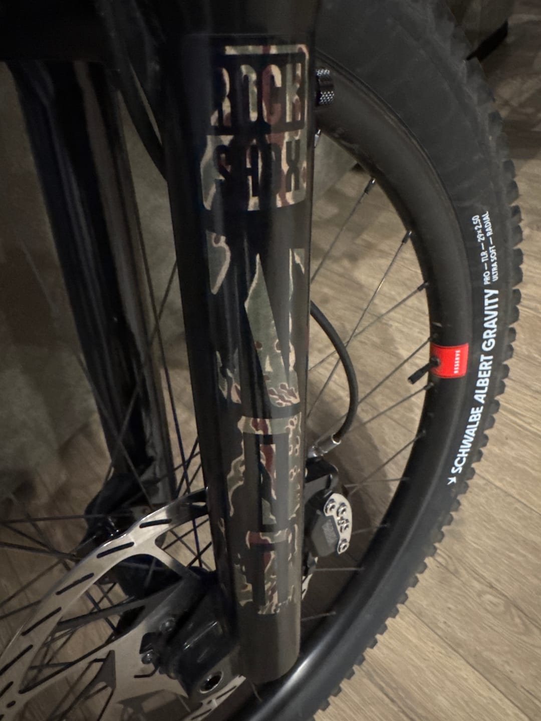 Customer photo review of Custom RockShox ZEB Decal