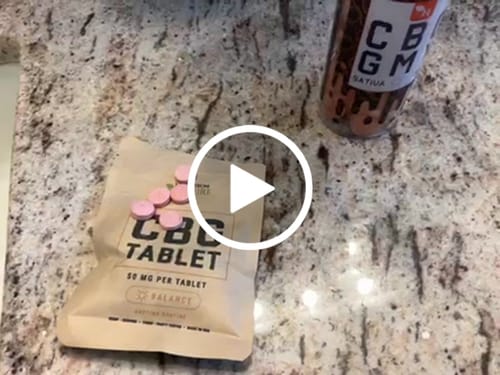 Customer video review of CBG Nano Tablets - Fruit Punch