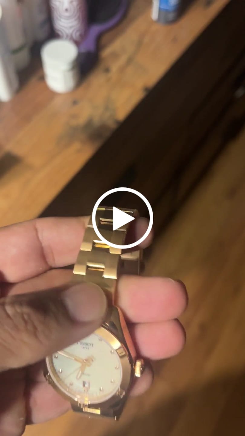 Customer video review of Tissot Women's Watch - PR 100 Sport Chic Quartz Rose Gold Bracelet | T1019103311600