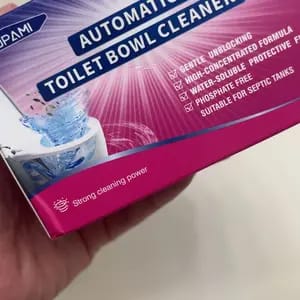 Customer photo review of Pulizia Quotidiana Tavoletta WC Doppio Colore Anti-Ostruzione