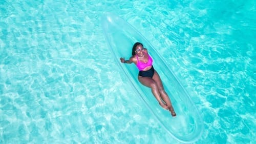 Customer photo review of Emoswim - Damen Badeanzüge Bauchweg Cut-Out High Waist Bademode Wickeloptik Rückenbindung