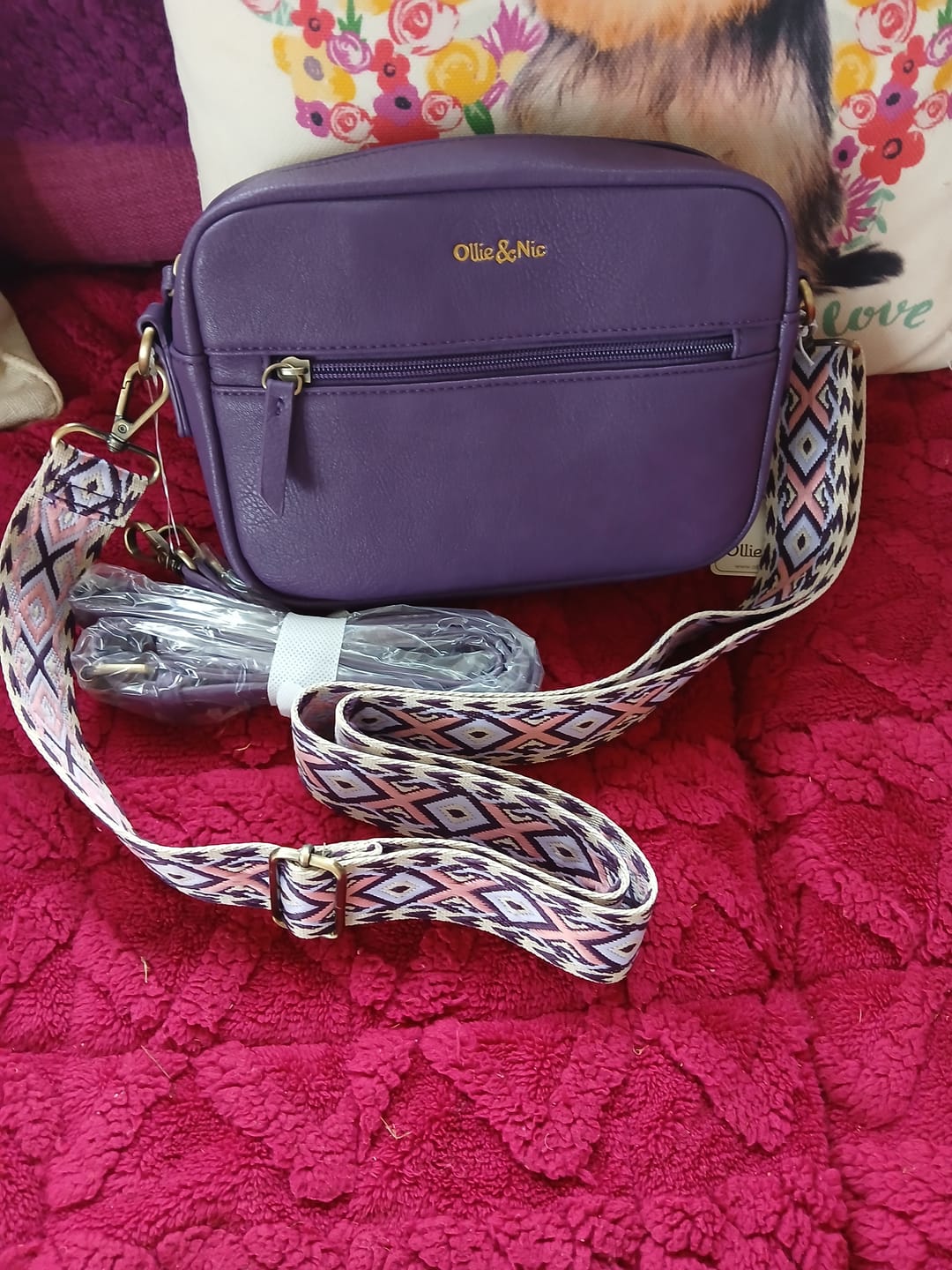 Customer photo review of Gigi Crossbody - Purple