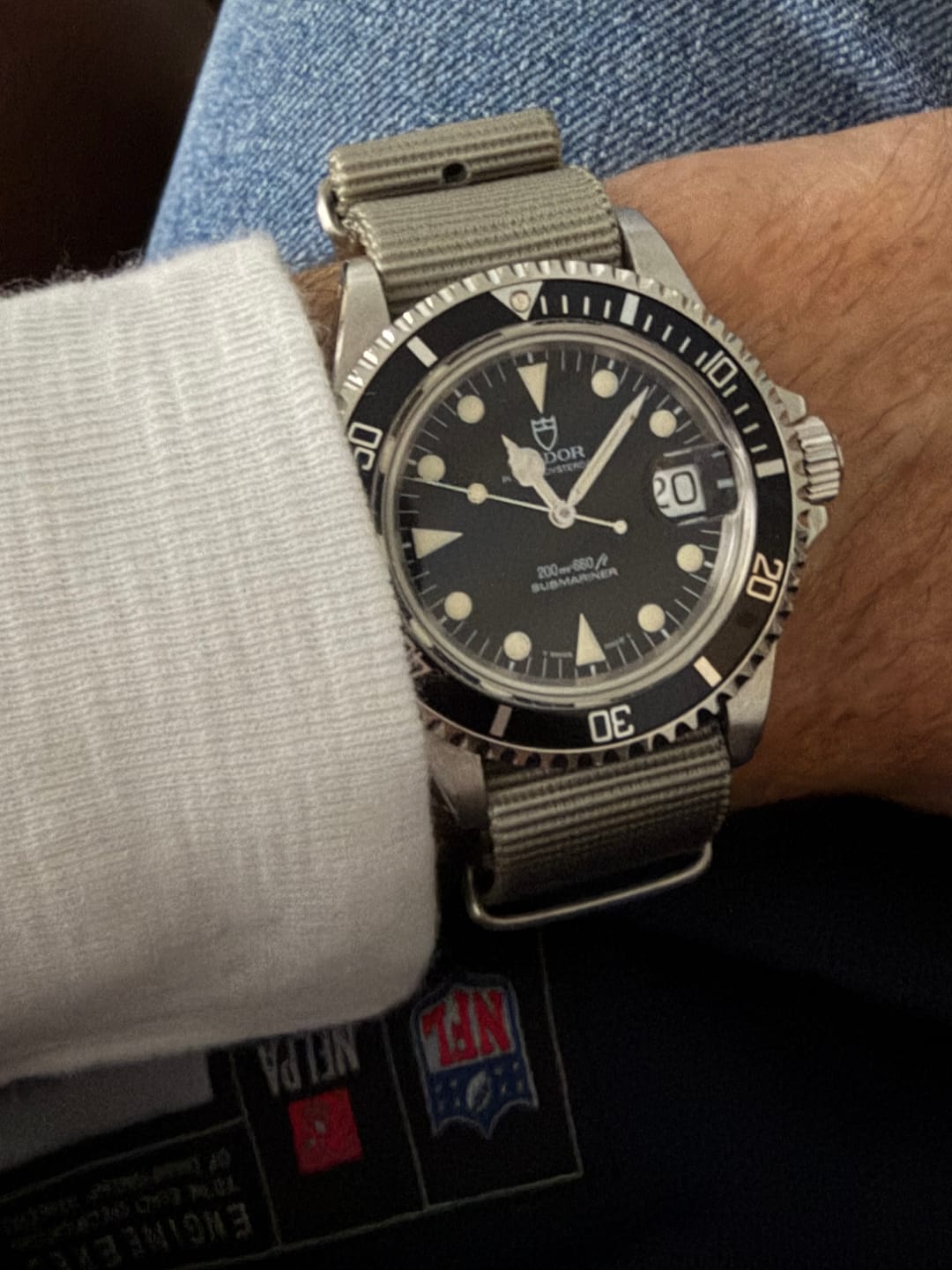 Customer photo review of Grey Nylon Single-Piece