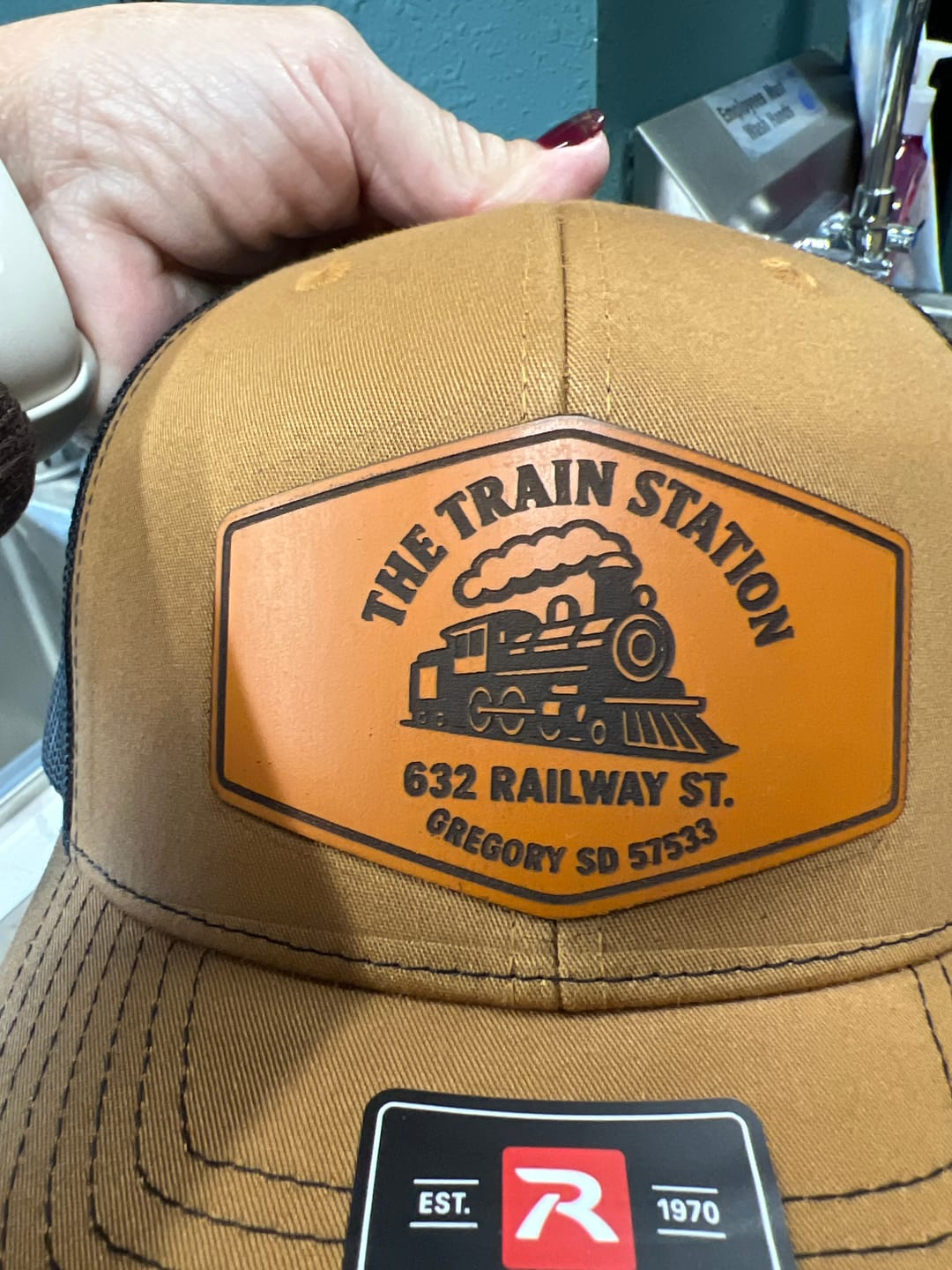 Customer photo review of Custom Leather Patches only