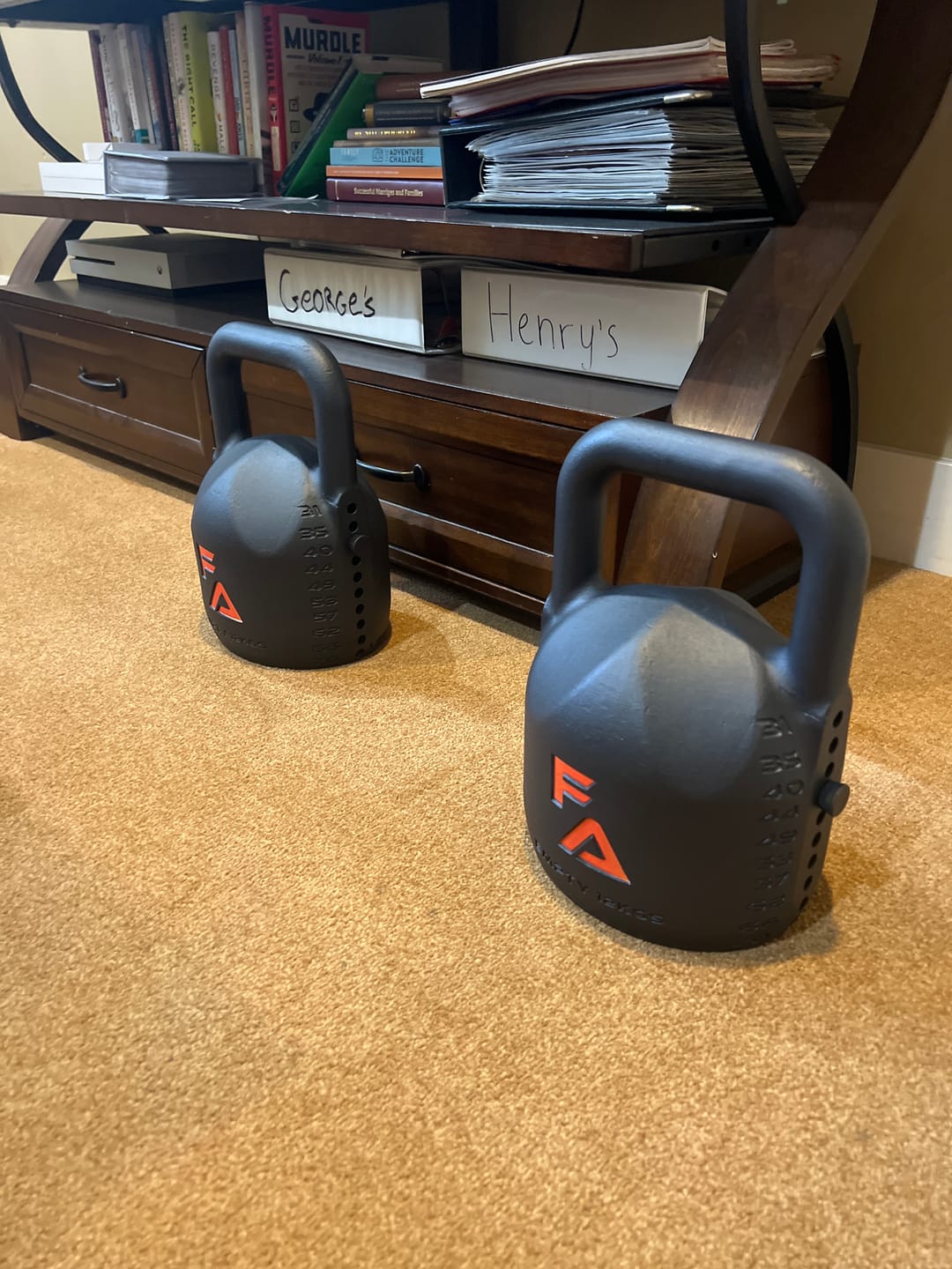 Customer photo review of FA Adjustable Kettlebell