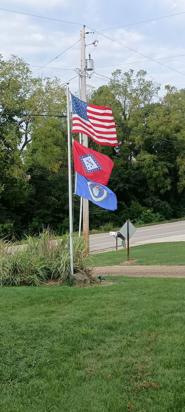 Customer photo review of Arkansas Flag - Official Design and Specifications - Outdoor Nylon