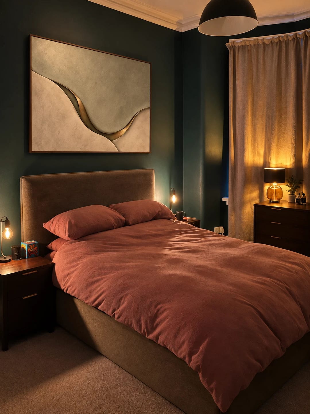 Customer photo review of Textured & Impasto Art｜Sage Gold Horizon