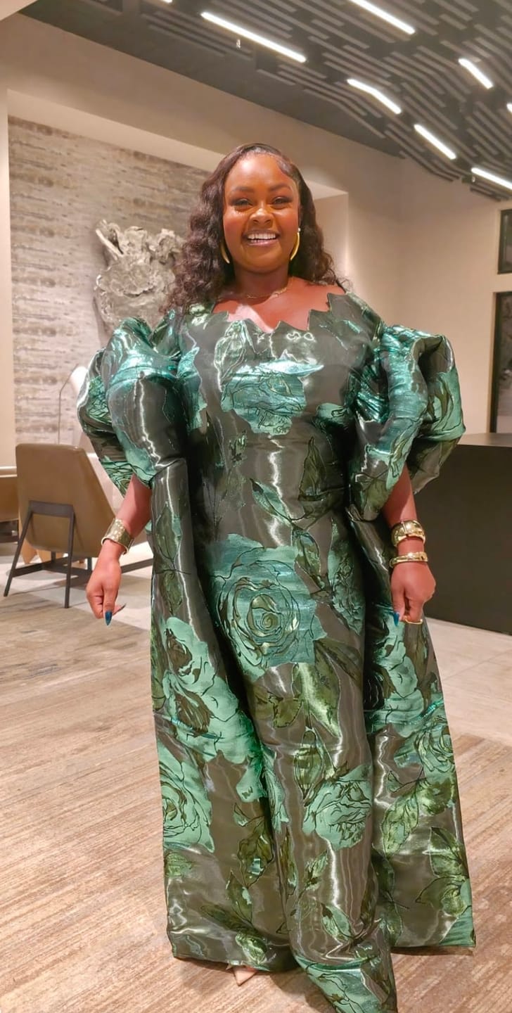 Customer photo review of Vicky Metallic Boubou