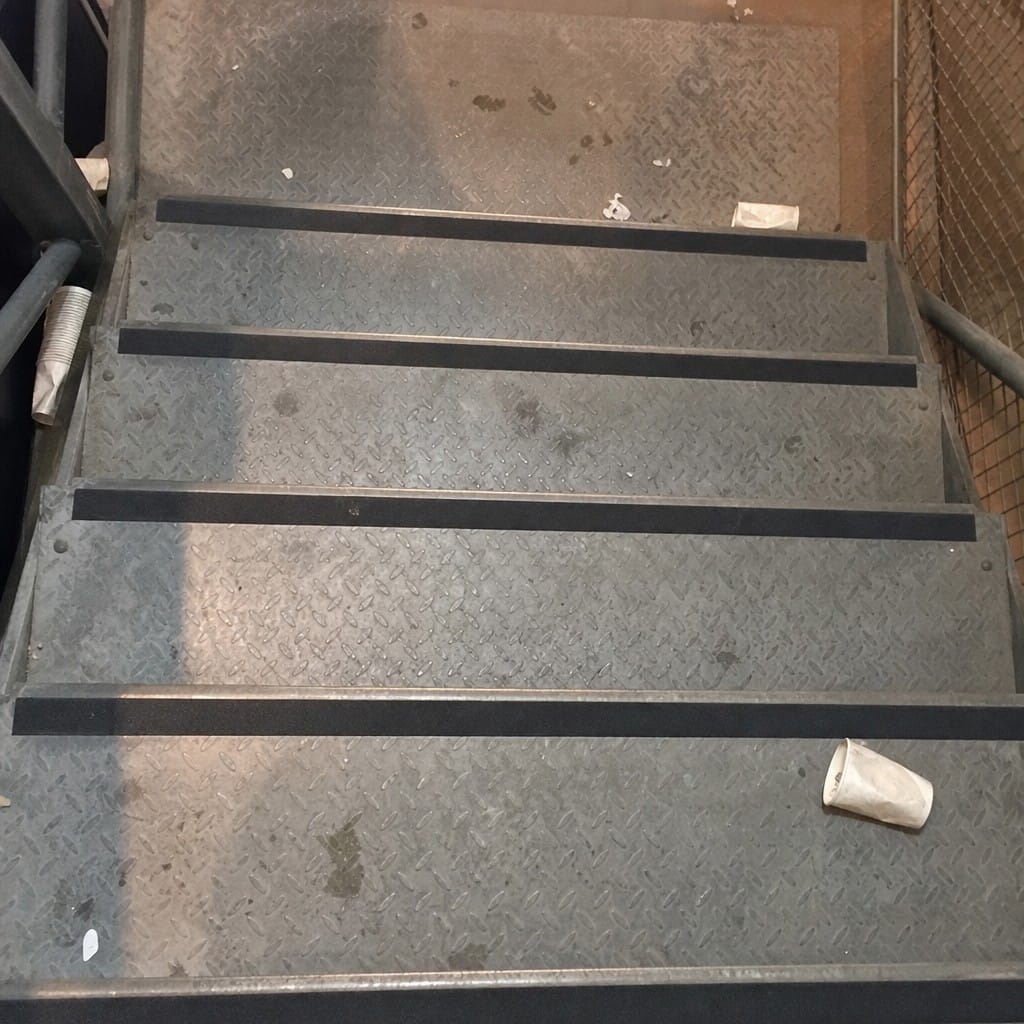 Customer photo review of Non-Slip Stair Tread Insert 8mm Cut to Any Size