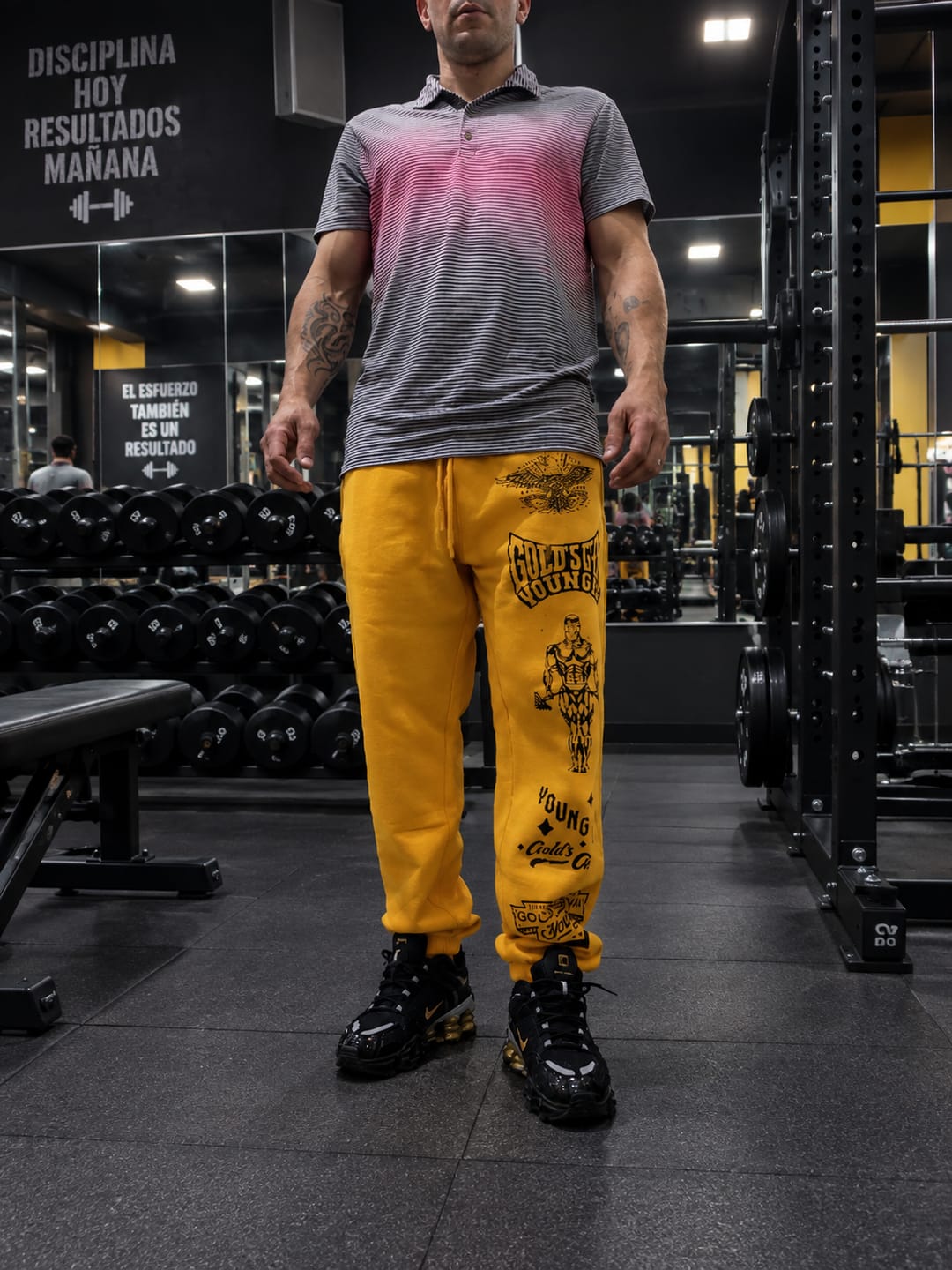 Customer photo review of 2143 - Golds Gym Immortal Joggers