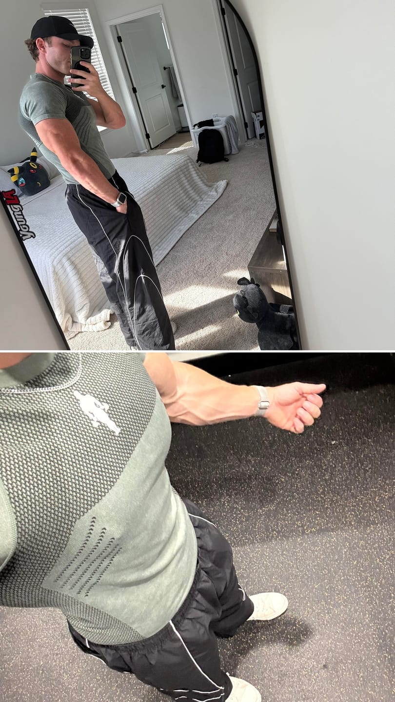 Customer photo review of 4286 - Gold's Iron Legacy Compression Tees